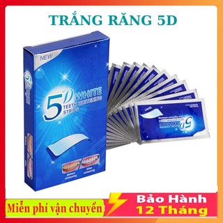 Miếng dán làm trắng răng 5d white tiện lợi