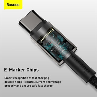Cáp Sạc Nhanh Baseus 100W Type C Sang Type C Cho MacBook iPad