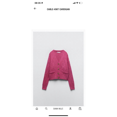 Len Cardigan Zara Authentic