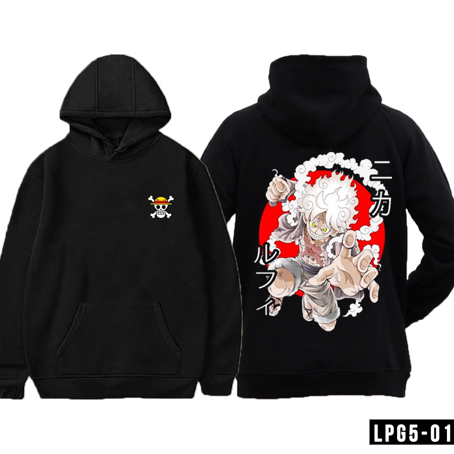 Áo hoodie one piece, áo khoác áo hoodie onepiece in hình luffy gear 5 mẫu mới cực ngầu - HLG501