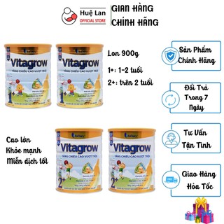 Combo 2 hộp sữa bột vitagrow 1+/2+ 900g