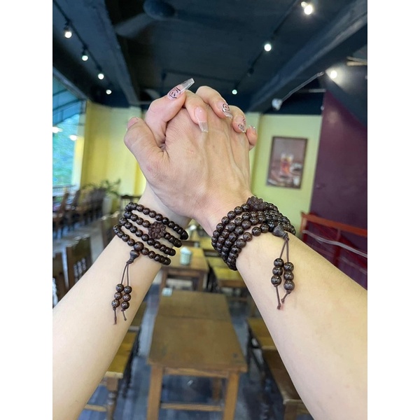 COMBO VÒNG TRẦM HƯƠNG VÀ LÁ PHÉP BỒ ĐỀ