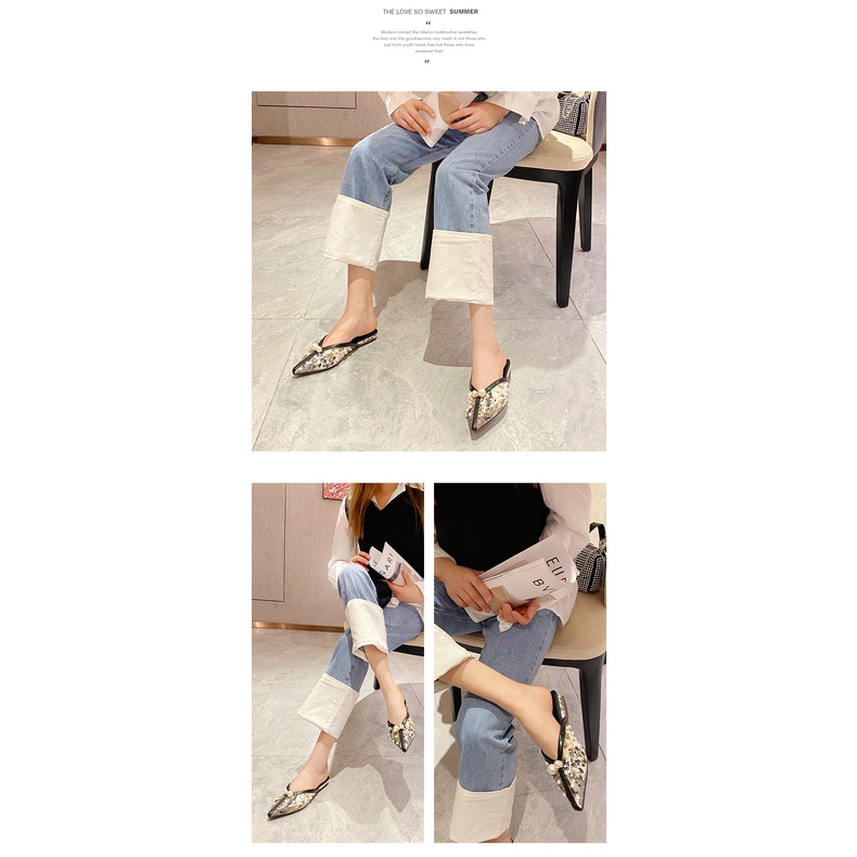 Giày Lười Mũi Nhọn Thời Trang Hàn Quốc Cho Nữ