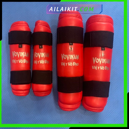 {Bảo Hộ Tay Chân Vovinam VVN ailaikit } Bảo vệ tay và chân Bảo hộ thi đấu đối kháng
