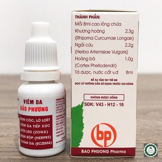 Viêm da Bảo Phương 1 lọ 8ml/date T12 2025
