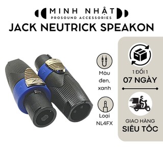 Jack speakon - giắc cắm loa sân khấu neutrik hàng chuẩn xịn nl4fx