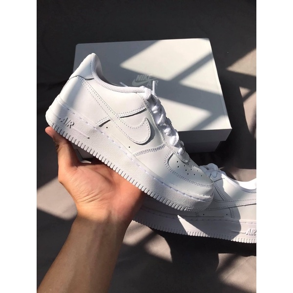 Giày Sneaker Nike Air Force 1 Men '07 ‘All White’  AF1 | PiuPiu Authentic