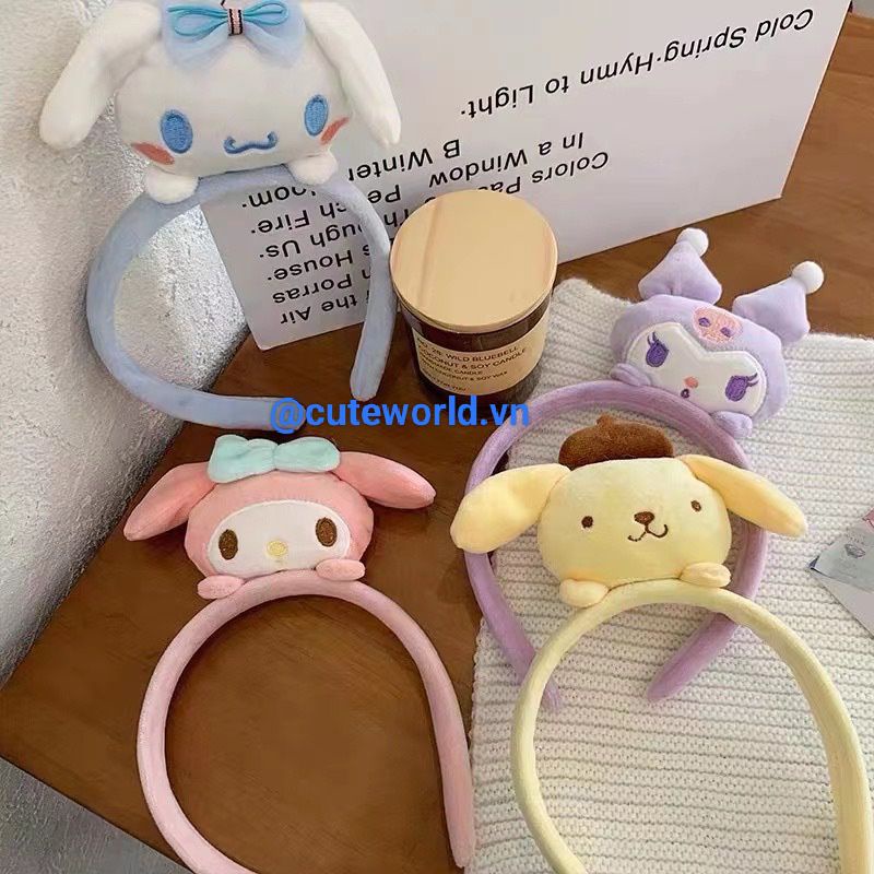 Băng Đô Nhân Vật Hoạt Hình Sanrio Cinnamoroll Kuromi Melody