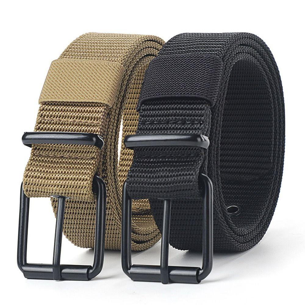 Dây Thắt Lưng Vải Canvas Nylon Bện Thời Trang Sang Trọng Cho Nữ