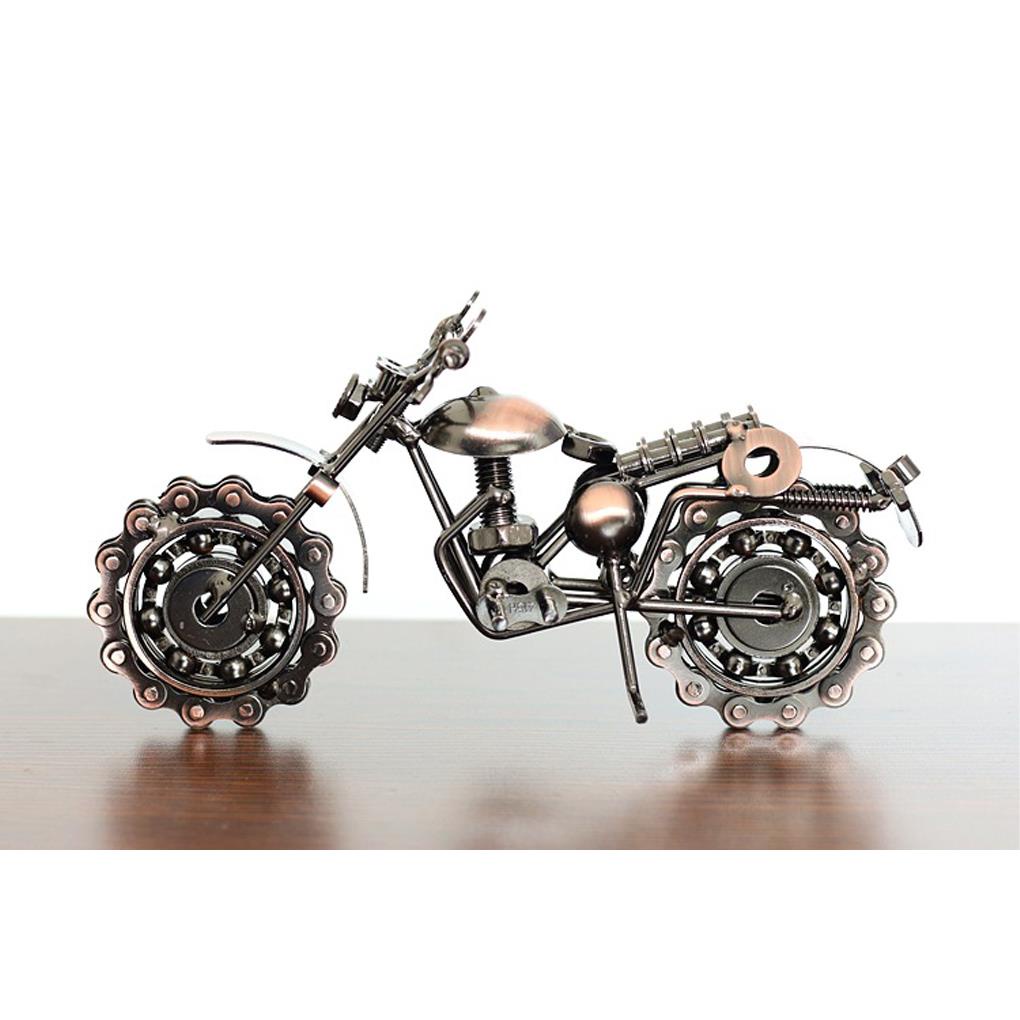Đồ trang trí Xe Mô Tô Mini Phong Cách Vintage Dùng Để Trang Trí