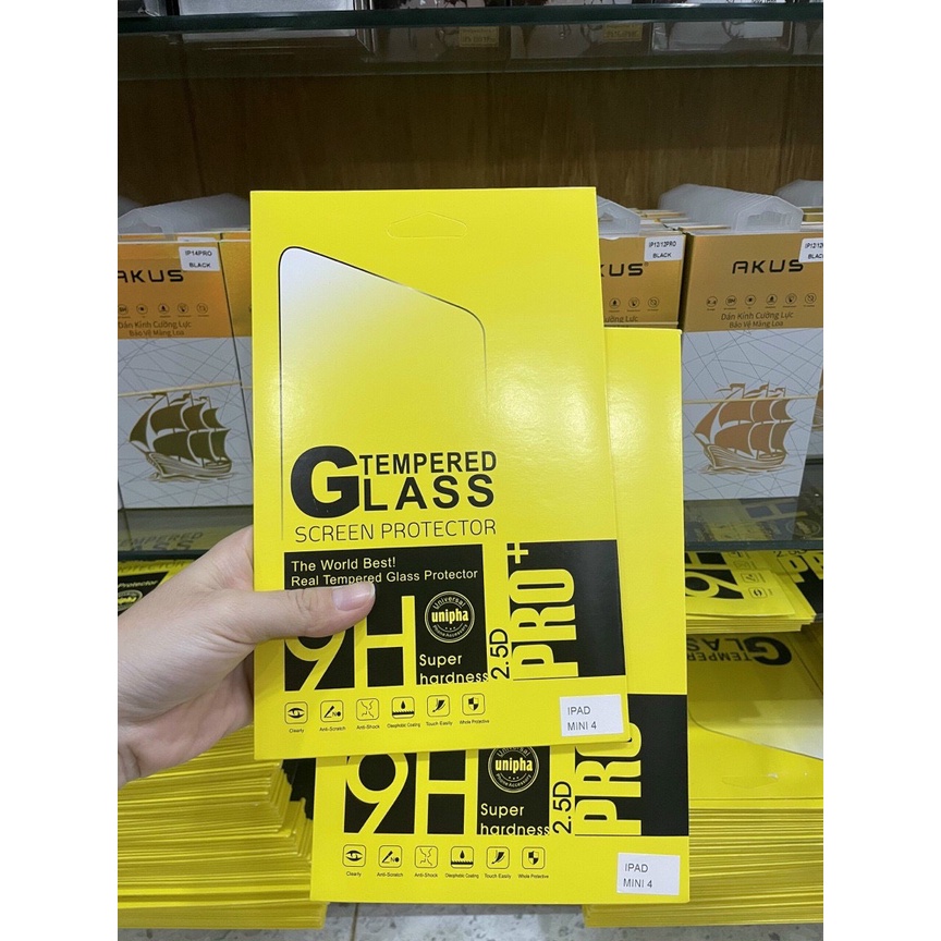 Dán kính cường lực iPad Gen 10  iPad 10 Pro/ Air/ Gen/ Mini 1/2/3/4/5/6/7/8/9 10.2 10.5 10.9 11inch