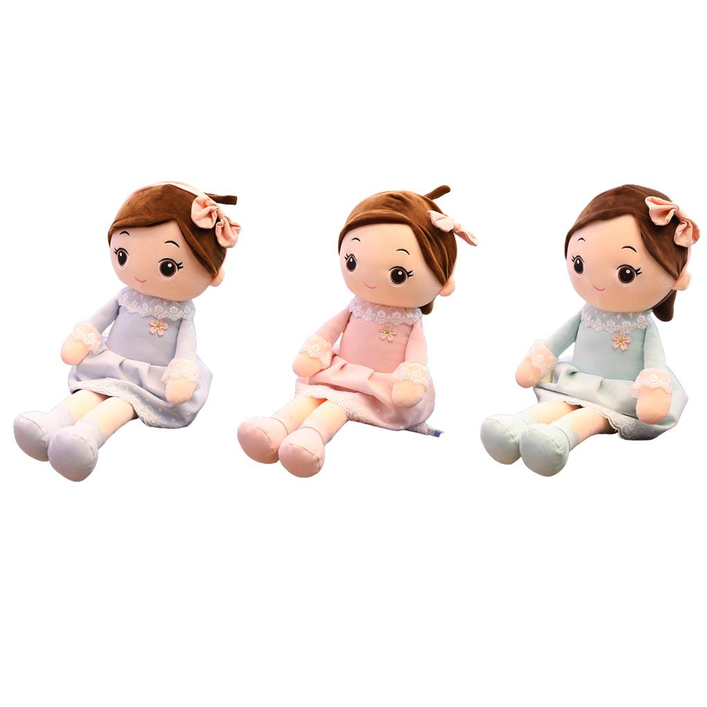 [Choo] Đồ Chơi Búp Bê Vải Lông Phối Ren Nhiều Màu Sắc Nhỏ Gọn Có Thể Thay Thế Dùng Làm Quà Tặng Sinh Nhật