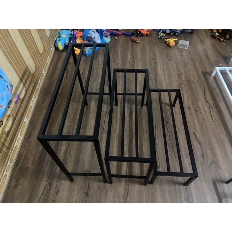 Combo kệ kê chậu trồng rau 1,2,3 tầng