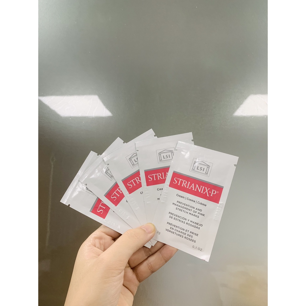 Set 5 gói 3g kem rạn STRIANIX-P cho Rạn đỏ và Phòng rạn