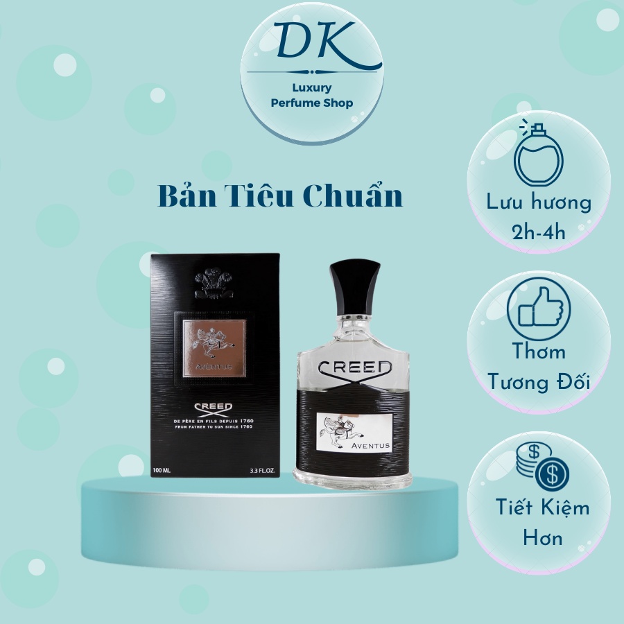 Nước hoa Nam Tính Creed Aventus mạnh mẽ đầy cuốn hút - Dầu thơm nam EDP dung tích 100ml lưu hương lâu