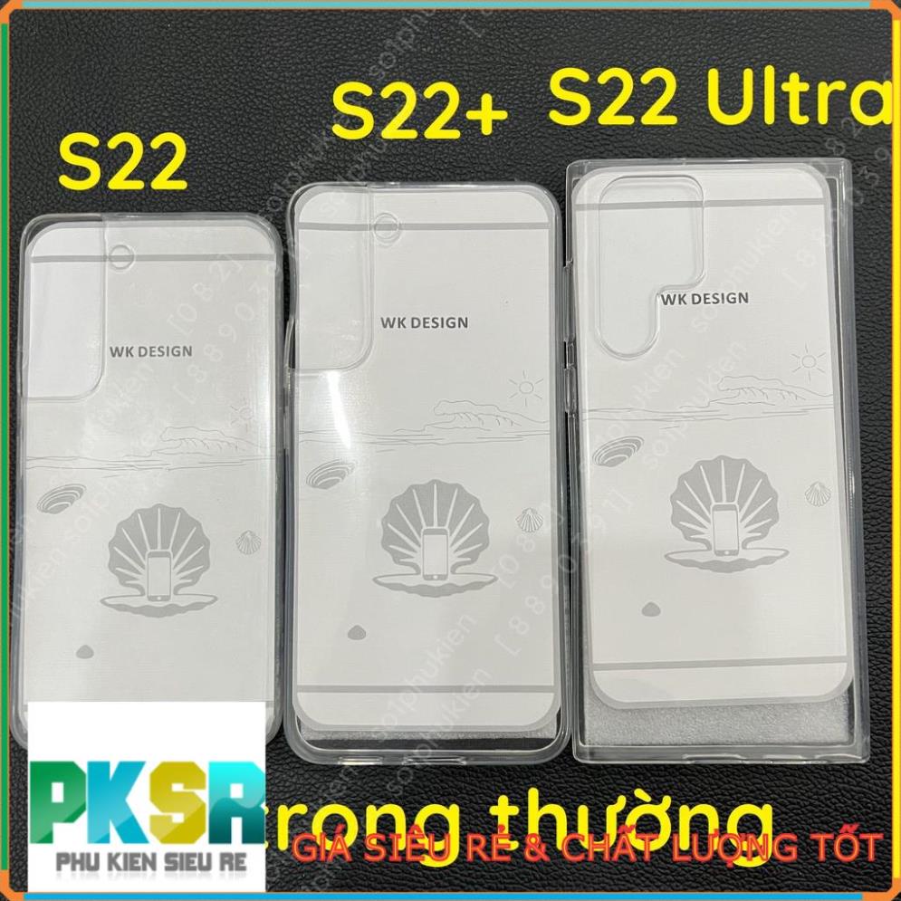 Ốp lưng Samsung S22 ultra 5G / S22+ 5G  / S22 5G dẻo trong xịn bảo vệ camera