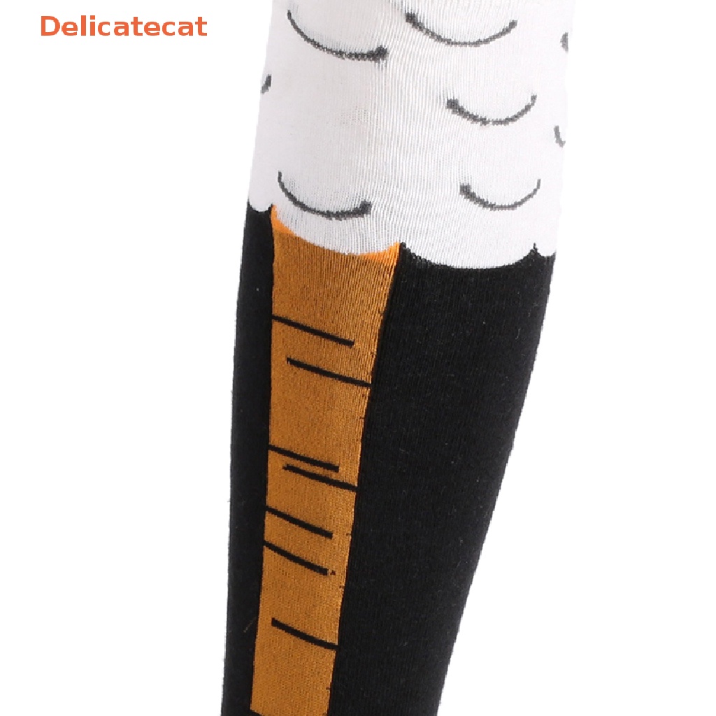 Vớ Dài Đến Đầu Gối [Tinh Tế] Vớ Dài Đến Đầu Gối Họa Tiết Hoạt Hình Thời Trang Nhưng Vớ Chân Gà