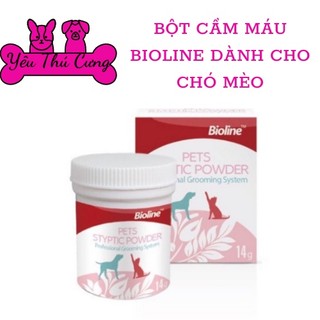 Bột cầm máu bioline 14g dành cho chó mèo-yêu thú cưng