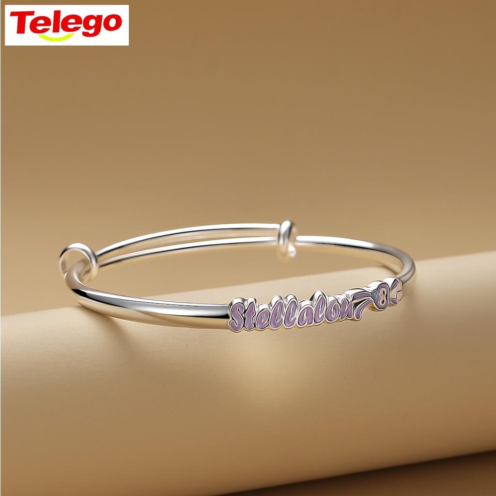 Stella Lou Vòng Tay Bạc 925 Hình Thỏ Stella Có Thể Điều Chỉnh Kích Thước Chất Lượng Cao