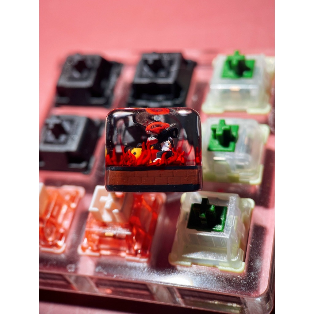 Chainsaw Man keycap - nút bàn phím cơ - artisan