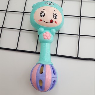 Bộ đồ chơi xúc xắc 7 món hình thú phát tiếng kêu vui nhộn kích thích vận động và giác quan của bé