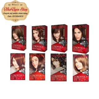 Thuốc nhuộm tóc REVLON Colorsilk phủ tóc bạc 130ml chính hãng