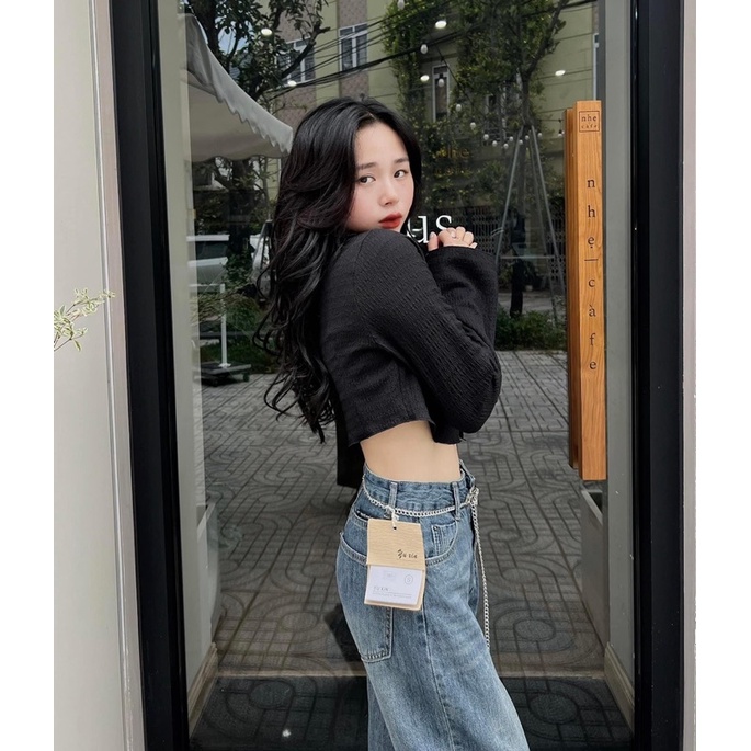 QUẦN JEAN NỮ BÒ KÈM DÂY SEXY