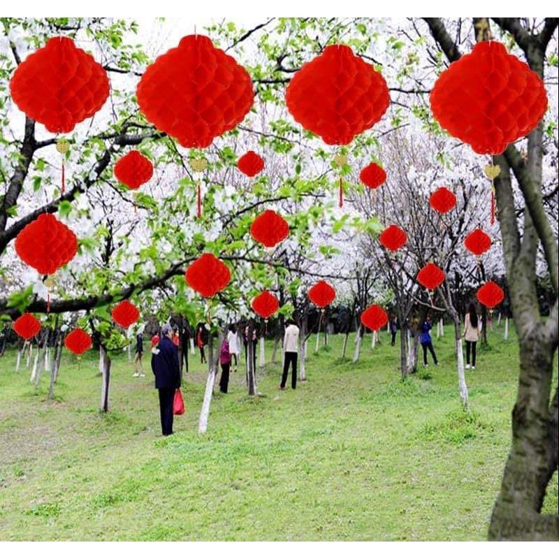 [xả] đèn lồng trang trí tết loại đẹp nhiều kích thước