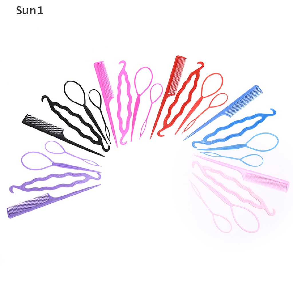 Set 4 Dụng Cụ Tạo Kiểu Tóc Thời Trang Tiện Lợi Sun1 >