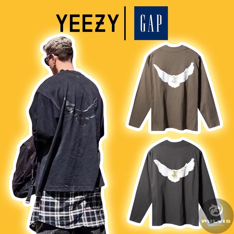 ⚡️[Mirror Quality] - Áo Thun Dài Tay Yz GAP Engineered by BlciagaDove Long Sleeve, Áo tee YZ Gap oversize