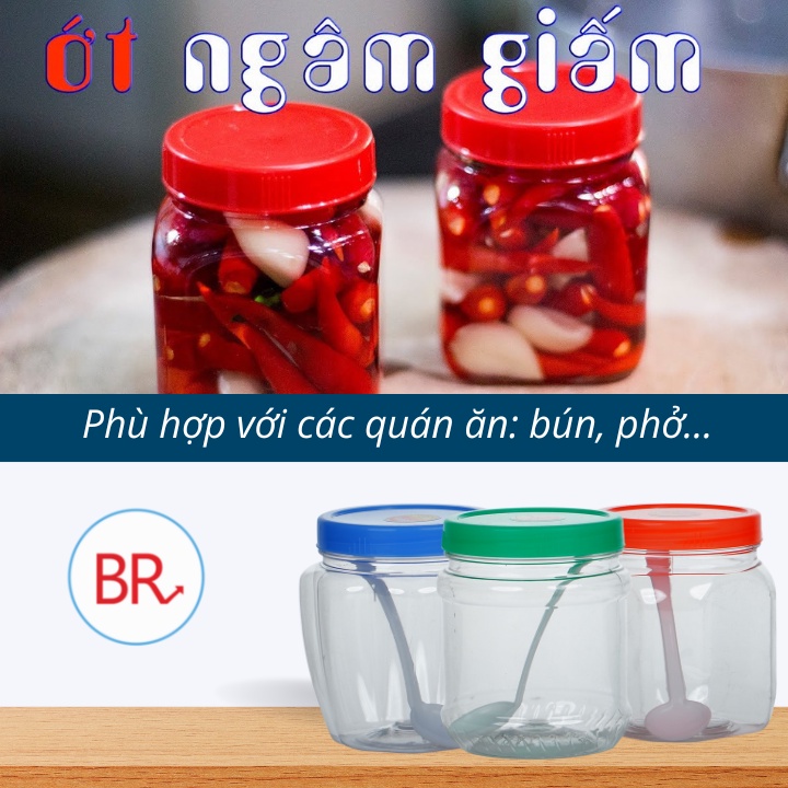 Lọ keo đựng gia vị, đường, muối Việt Nhật  – Hộp đựng gia vị dày dặn, bền đẹp 01766