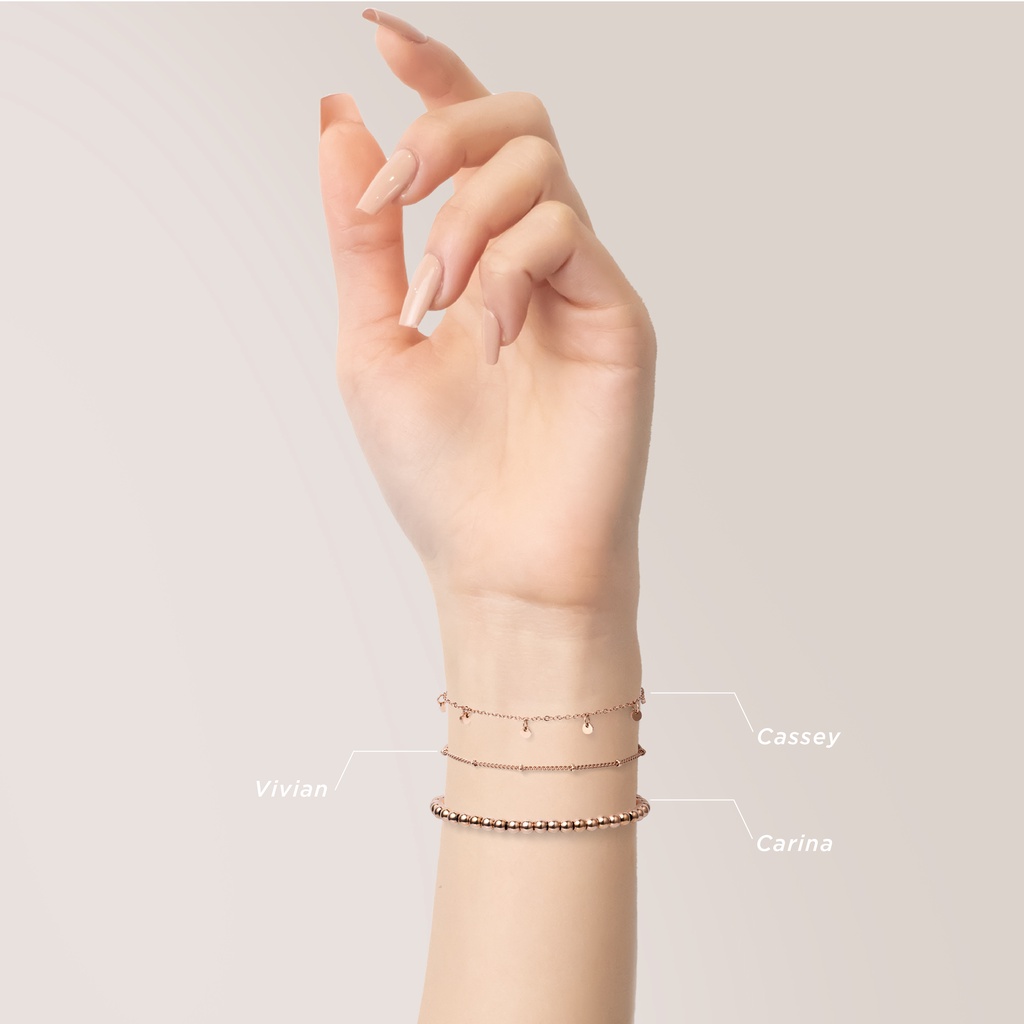 Set 3 Layering Bracelet CURNON - Set phối 3 vòng tay thời trang, tinh tế, thanh lịch và tạo nét độc đáo riêng