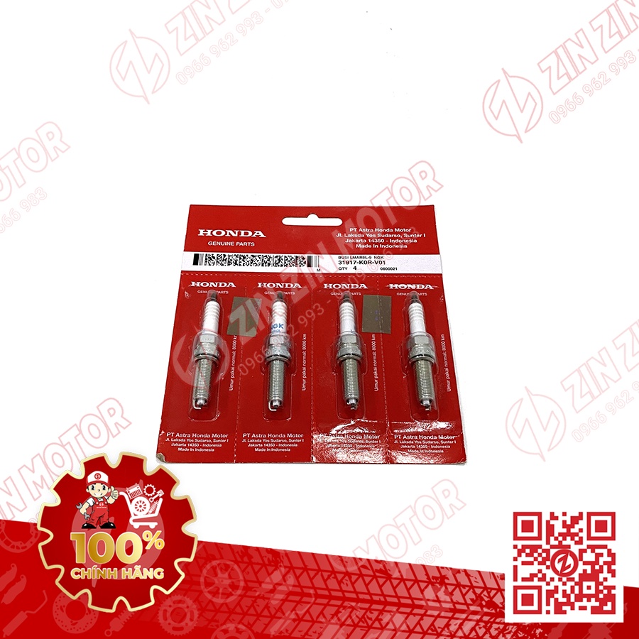 Bugi Vario 160 K2S , Click 160 2022 , ADV 160 , PCX 160 , SH150 , SH125 , AB 160 31917K0RV01 Chính Hãng