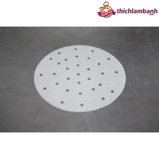 Giấy nến tròn đục lỗ 23cm