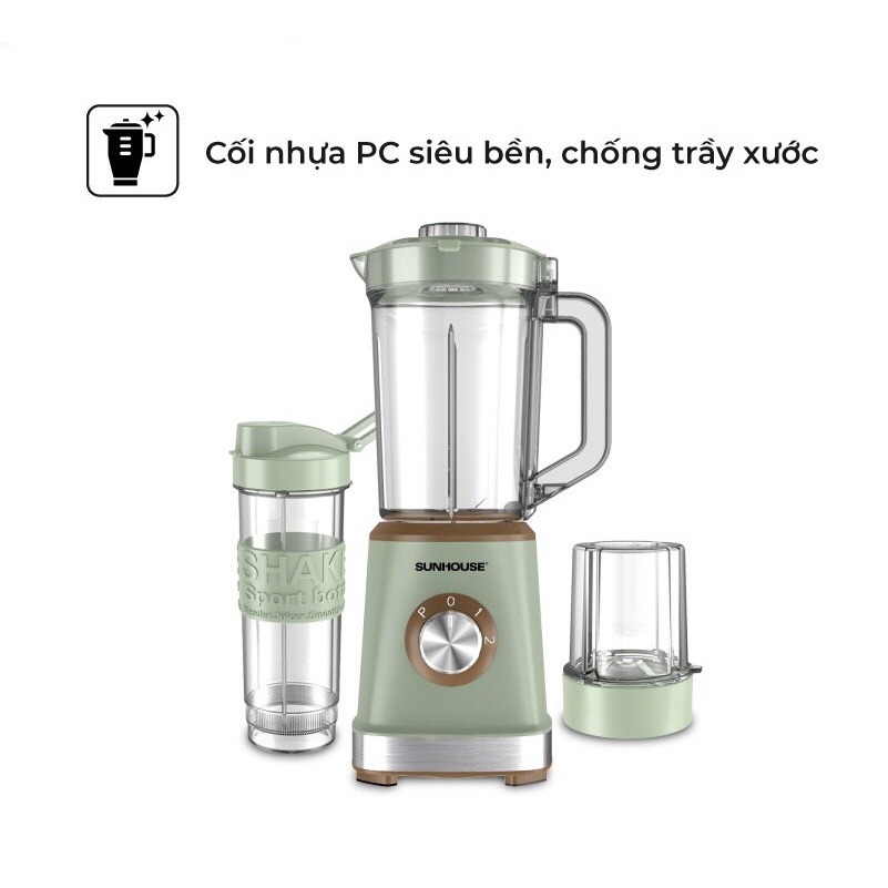 Máy xay sinh tố SUNHOUSE đa năng SHD5315G GDPT