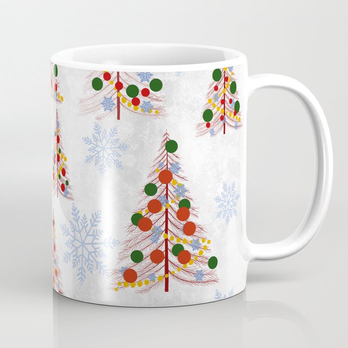 Ly cốc sứ giáng sinh in hình cây thông noel đáng yêu