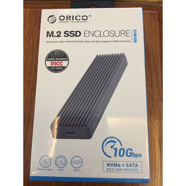 Box SSD M2 NVME Sata dual protocol Orico - biến ssd thành ổ cứng di động