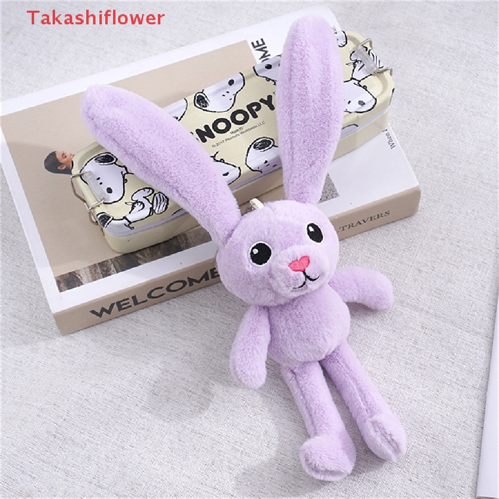 Móc Khóa Thỏ Nhồi Bông Mềm Mại Xinh Xắn