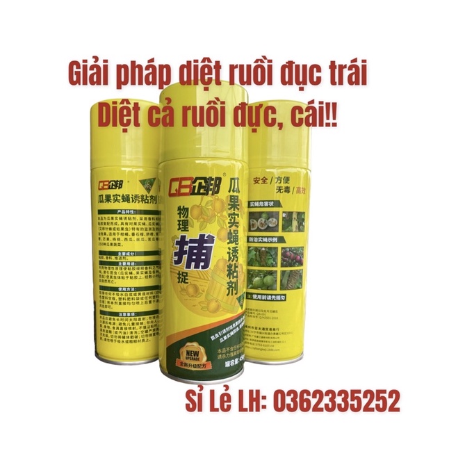 keo bẫy ruồi vàng 450ml