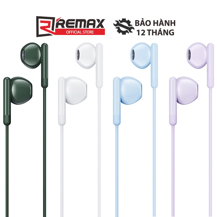 Tai nghe nhét tai có dây Remax Metal RM-522 tích hợp mic đàm thoại livestream jack 3.5mm / jack Type C / jack iP ai-Phôn