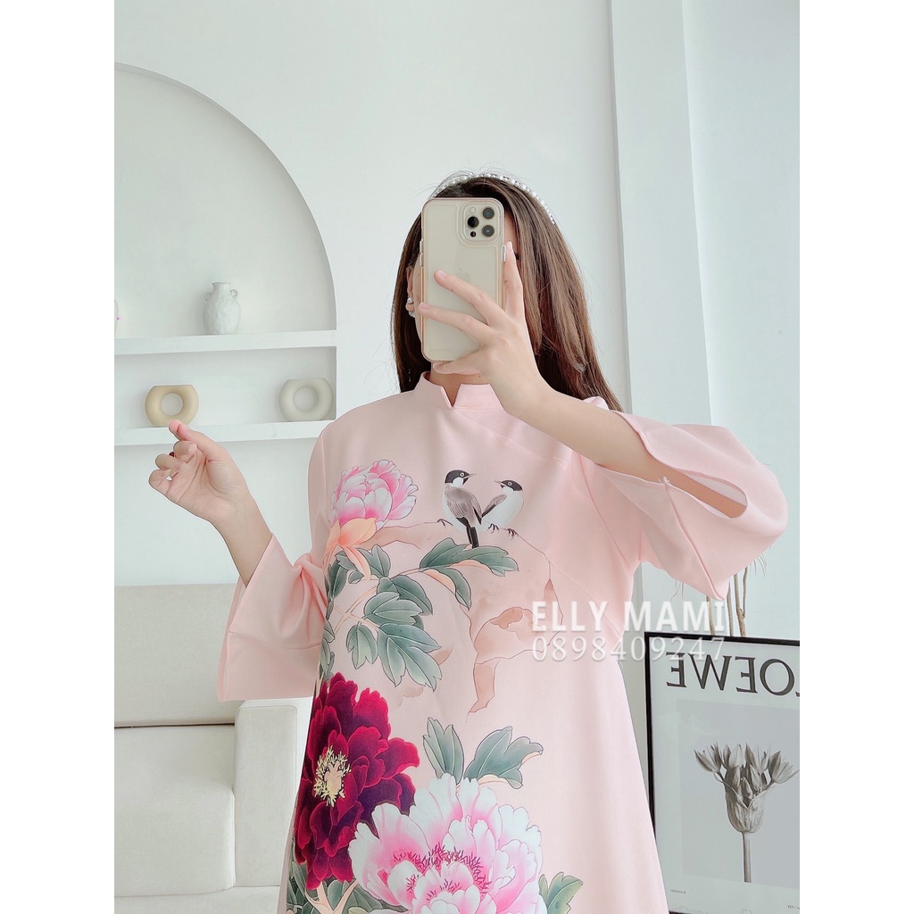 Đầm Bầu , Suông Cách Tân Gấm Hoa Mặc Thoải Mái Suốt Thai Kì & Sau Sinh Thiết Kế Cao Cấp