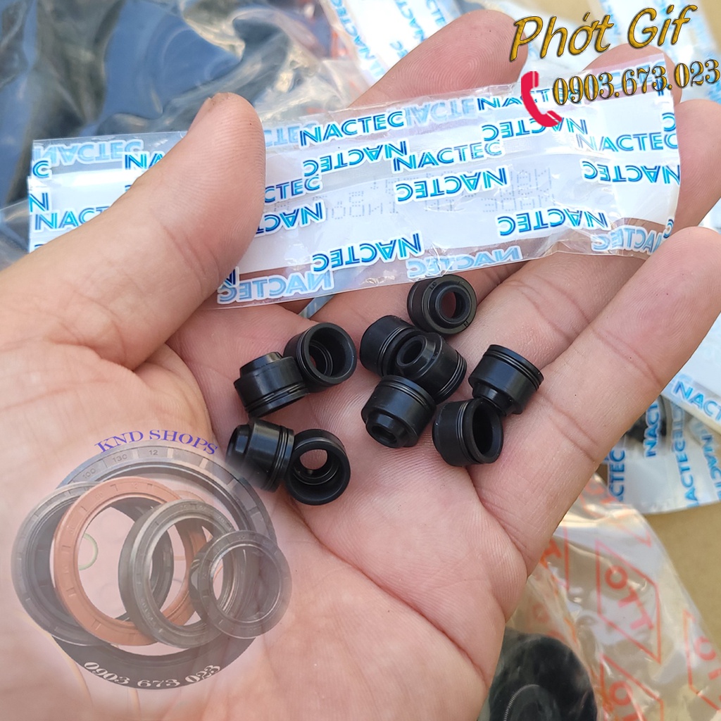 Phốt xupap  Xe Máy loại 01 & 02 lò xo sử dụng cho các dòng xe Honda, Yamaha | KND Shops