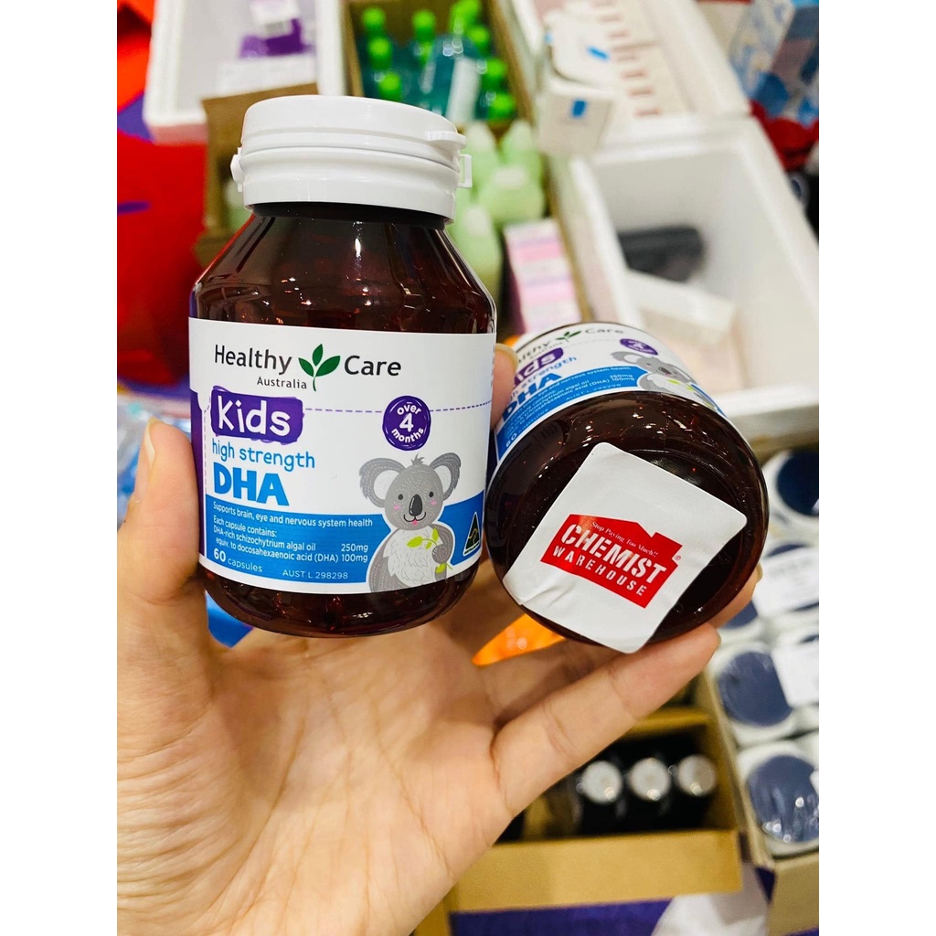 DHA Healthy care 60v cho trẻ từ 4m (đủ bill đi air)