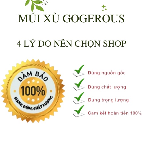Set tắm trắng chanh Múi xù Gogerous trăng da 10g