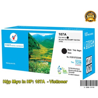Hộp Mực In HP 107A Không Chip, Dùng cho máy in HP M107w, M135w, 107a, 135a, 137fnw