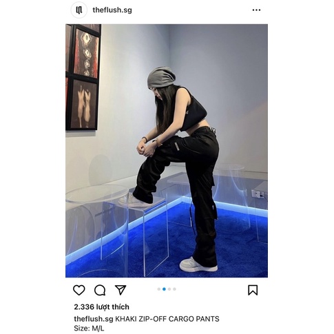Quần cargo @theflush.sg
