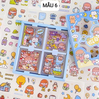 (Sỉ 380đ/tấm) Set 25 Tấm Sticker Các Loại