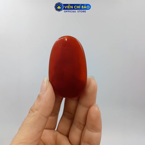 Mặt dây chuyền đá phong thủy Bất Động Minh Vương đỏ thời trang phụ kiện trang sức Viễn Chí Bảo M200134