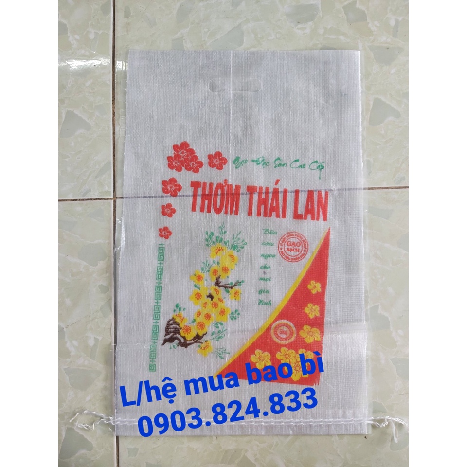 Túi đựng gạo thơm thái lan bao trong suốt  combo 50 cái