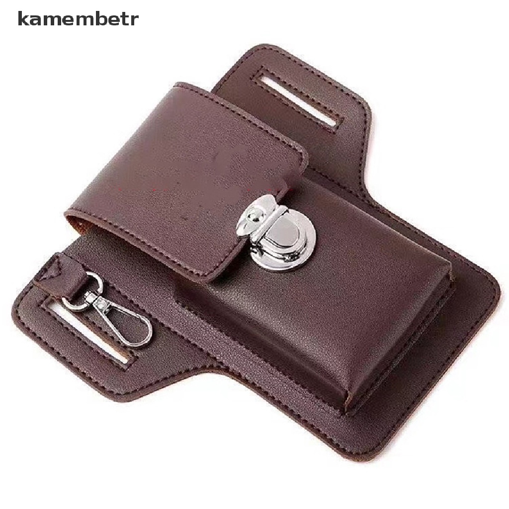 Túi Da PU Đeo Hông Đựng Điện Thoại Đa Năng Thời Trang Cho Nam